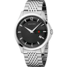 Gucci Ya126309 G-timeless Black Dial 40mm Sapphire Crystal Swiss Made Watch.