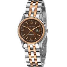 Hamilton Jazzmaster Automatic Rose-Silver Tone, Chocolate Dial Watch