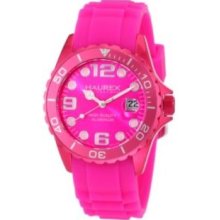 Haurex Italy Women's 1K374DP2 Ink Hot Pink Rubber Band Aluminum