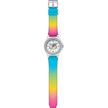 Hello Kitty Strap Watch - Pink/yellow/blue