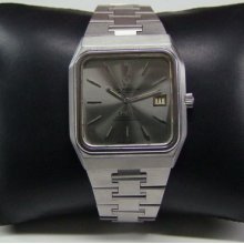 Huge 70's Omega Constellation Date Auto Grey Dial Man's