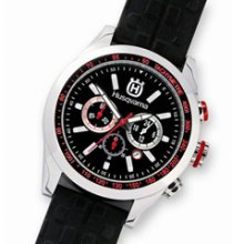 Husqvarna Analog Chronograph Watch (Steel)