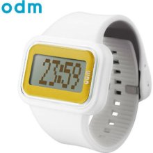 [hyundai Hmall] Odm K-pop Unisex Fashion Watch Dd125a-6 (white/yellow)