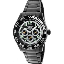 I by Invicta Men's Black Ion-Plated Stainless Steel Watch ...