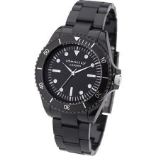 Identity London 283/8287 Unisex Black Plastic Watch Free Delivery Worldwide