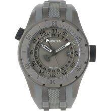 Invicta 0227 Coalition Force Silver Dial Quartz Gmt Silver