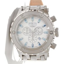 Invicta 10162 Men's Subaqua Patent Leather Band White Dial Watch