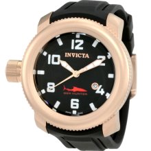 Invicta 1546 Sea Hunter Black Dial Black Rubber Men's Watch