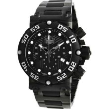 Invicta $2295 Mens 10046 Subaqua Nitro Diver Chrono Black Dial Interchange Watch