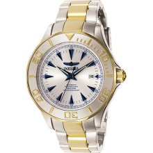 Invicta 7036 Ocean Ghost Silver Dial Automatic 3h Gold/stainless Steel