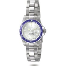 Invicta Ladies Swiss Pro Diver Stainless Steel And Blue Watch 4864