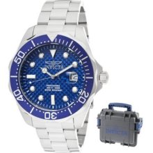 Invicta Men 12563x Diver Stainless Steel Grey/blue Impact Case Watch $795