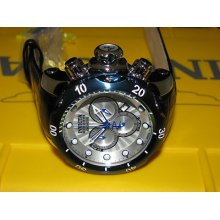 Invicta Mens 10781 Reserve Venom Silver Dial Watch Yellow 3 Slot Dive Case