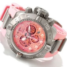 Invicta Men's 1391 Subaqua Noma IV Chronograph Pink Dial Watch