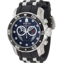 Invicta Men's 6977 Pro Diver Collection Chronograph Black Dial Black Wrist