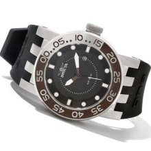 Invicta Mens Dna Collection Stainless Steel Case Black Dial Black Rubber Watch