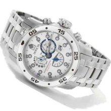 Invicta Men's Scuba Pro Diver Power Reserve Gmt Stainless Bracelet Date Watch