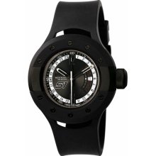 Invicta Men's Stainless Steel Case Quartz S1 Rally Black Tone Dial Rubber Strap Date Display 11998