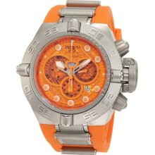 Invicta Men's Subaqua Noma Iv Chronograph Orange Polyurethane Watch 1386