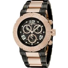 Invicta Reserve Chronograph 18k Rose Gold-Tone Mens Watch 6763