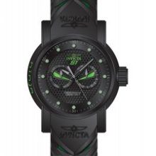 Invicta S1 Rally 12788 Black Dial Silicone Black Multi Calendar Mens Watch