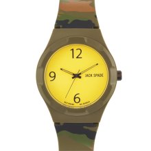 Jack Spade 'Graphic - Camo' Watch, 40mm Camo/ Yellow