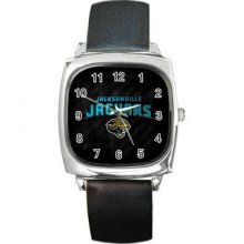 Jacksonville Jaguar Square Metal Watch 06