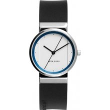 Jacob Jensen 760 Ladies Black White Watch