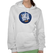 Jazz Near You Paris Ladies Fleece Hoodie