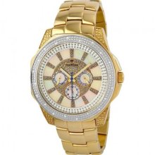 Jbw-just Bling Excalibur Diamond Mens Watch Jb-6212-f Two Tone Case