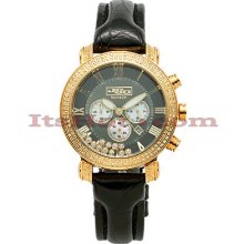 JoJo Watch Rainbow w Diamond Bezel 1.75ct Yellow Gold