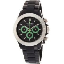 KAndBROS Unisex 9542-2 Ice-Time Full Color Black Chronograph