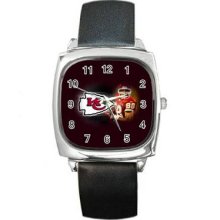 Kansas City Chiefs Square Metal Watch 09