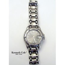 Kenneth Cole York Mens 100m Water Resistant Watch Kc3078 - Needs Battery