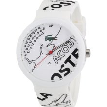 Lacoste - 2010524 - Unisex Watch - Analogue Quartz - Pink And White Silicone Strap