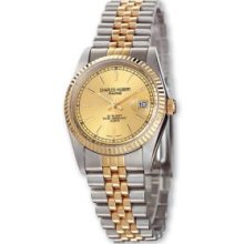 Ladies Charles Hubert 14k Gold-plating Two-tone Gold-tone Dial Watch