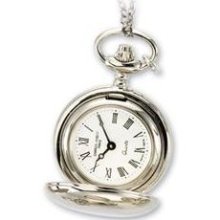 Ladies Charles Hubert Polished Chrome Finish Brass Pendant Watch ...