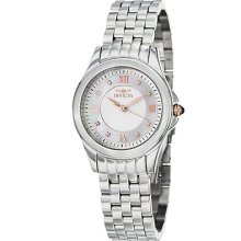 Ladies Invicta 12545 Angel Mop Dial Stainless Steel Watch