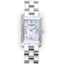 Ladies Stainless Steel MoP Dial Baume & Mercier Hampton Classic Mini