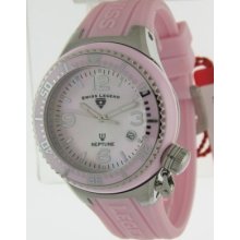 Ladies Swiss Legend Neptune Light Pink 11844-pkpksa