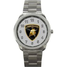 Lamborghini Sport Metal Watch Iw442 - Metal - Gray