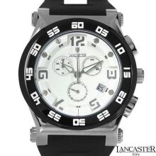 Lancaster Mens Made In Italy Gentlemens Chronograph Date Watch