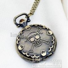 Limited Edition Pirates Skull Pocket Watch Vintage Fashion New Desig