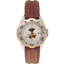 Logo Art NHL Minnesota Wild Lady's All Star Leather Watch