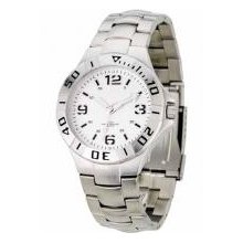 Logomark WC5660 - Matte Silver Finishing With White Dial men & Ladies Watch ($40.52 @ 12 min)