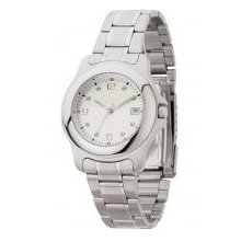 Logomark WC6070 - Silver Finish With White Dial Mens & Ladies Watch ($35.06 @ 12 min)