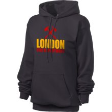 London Fire Department Unisex 7.8 oz Lightweight Hooded Sweatshirt