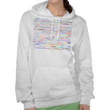 London Text Design II Fleece Pullover Hoodie W