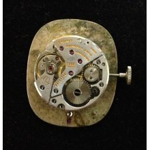 Longines 528 Watch Movement Manual Wind With Diamond Dial