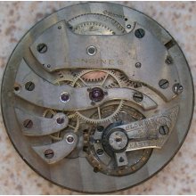 Longines Xfine Pocket Watch Movement 43 Mm. In Diameter 4 Mm. In Thickness